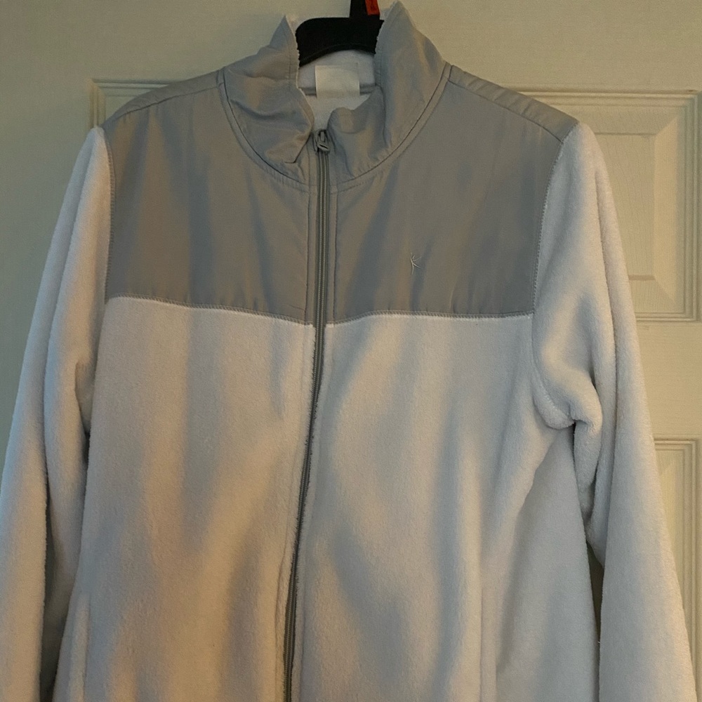 White/Gray danskin fleece
